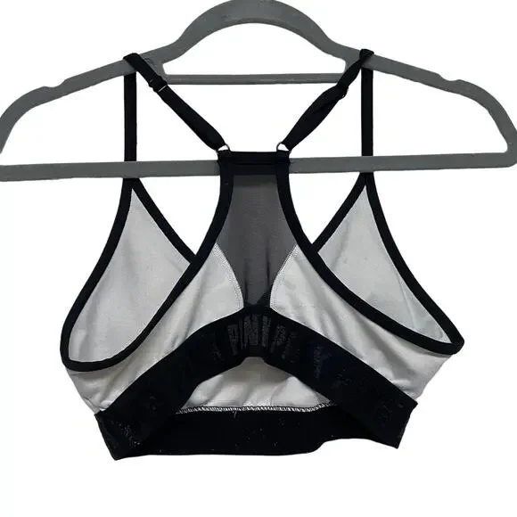 Victorias Secret PINK Womens Size S Grey Black Sports Bra - Picture 4 of 6